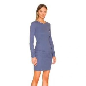 Michael Stars Jordan Ruched Mini Dress NWOT